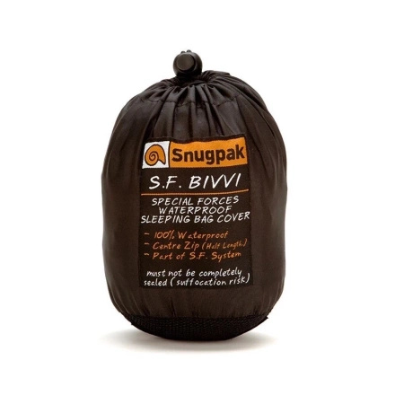 Pokrowiec Special Forces Centre Zip Bivvi Bag - SNUGPAK - Czarny