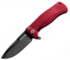 Nóż składany LionSteel SR Flipper Aluminum Red / Black Blade (SR22A RB)