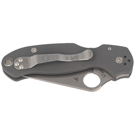 Nóż składany Spyderco Para 3 G-10 Dark Gray Maxamet Plain - C223GPDGY