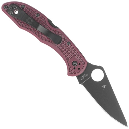 Nóż składany Spyderco Delica 4 Sprint Run Burgundy FRN, Black PD#1 by Sal Glesser (C11BGBKP)