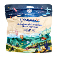 Lyommy - Żywność liofilizowana Wołowina w piwie z grzybami i kaszą jęczmienną 500 g