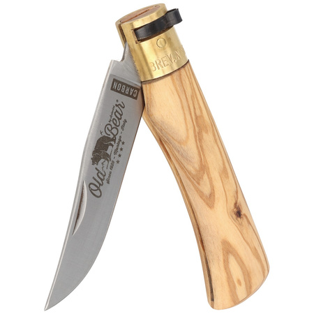 Nóż Old Bear Antonini Olive wood, Satin C70 (AE 9306/21_LU)