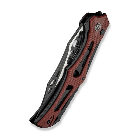 Nóż składany Civivi Biophase  Black Aluminium / Burgundy G10, Black Stonewashed Nitro-V (C23083C-1)