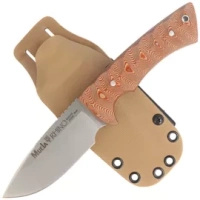Nóż Muela Rhino Brown Canvas Micarta, Satin X50CrMoV15 (RHINO-10SV.C/K)