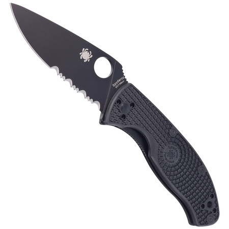 Nóż składany Spyderco Tenacious FRN Black, Black Blade Spyder (C122PSBBK)