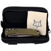 Nóż FOX New Smarty OD Green Aluminium, Stonewashed N690Co by Stefano De Lorenzii (FX-503 ALOD)