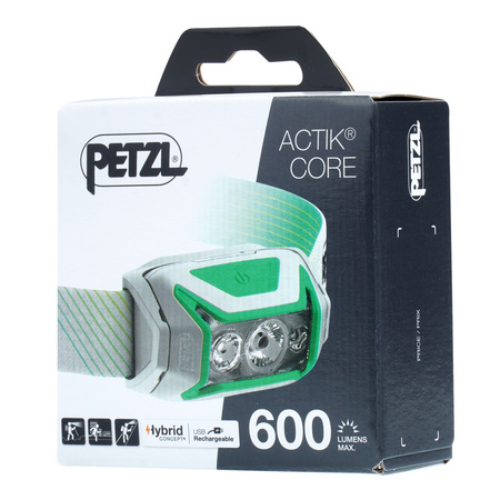 Petzl - Latarka czołowa Actik Core - 600 lm - Zielona