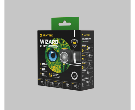 Latarka wielozadaniowa Armytek Wizard C1 Pro Magnet USB - White