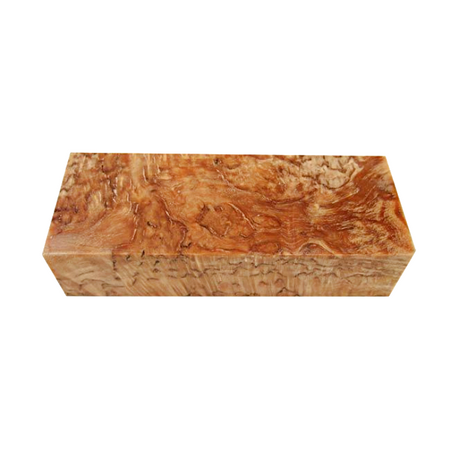 Drewno Stabilizowane Brzoza Karelska - Natural - Bloczek