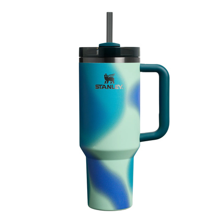 Kubek termiczny Stanley Quencher H2.O FlowState Tumbler 1.18 l Coastal Teal Motion