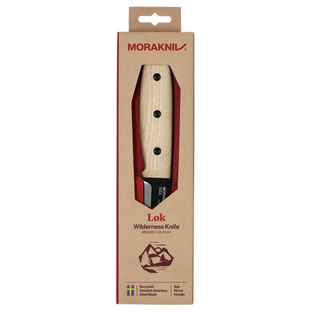 MORAKNIV - Nóż Mora Lok BlackBlade Ash Wood (S)