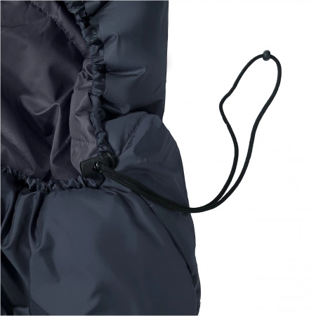 Alpinus - Śpiwór Fiber Pro 1100 dla leworęcznych - szary