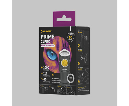 Latarka Armytek PRIME C1 Pro Magnet USB White