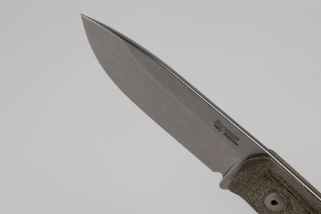 Nóż LionSteel Bushcraft Green Canvas / Stone Washed (B41 CVG)