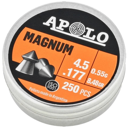 Apolo - Śrut Magnum 4.5 mm, 250 szt. 0.55g/8.48gr (12002)