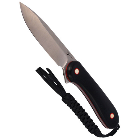 Nóż CIVIVI Elementum Black / Red G10, Satin Finish (C2104A)