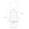 Lampa naftowa - Feuerhand Hurricane Lantern 276 - Magenta Pink