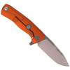 Nóż składany LionSteel ROK Aluminium Orange, Satin Blade (ROK A OS)