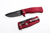 Nóż składany LionSteel SR Flipper Aluminum Red / Black Blade (SR22A RB)
