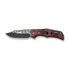 Nóż składany Civivi Biophase  Black Aluminium / Burgundy G10, Black Stonewashed Nitro-V (C23083C-1)