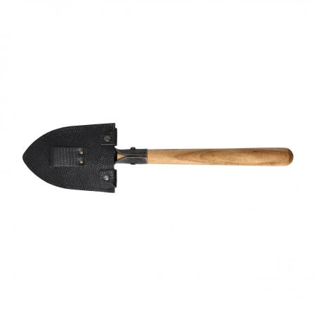 Dębowa Kuźnia - Saperka kuta PanzerSpade + Pochewka, czarna