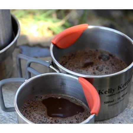 Zestaw kubków Kelly Kettle Camping Cup Set - Stalowy