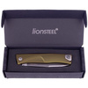 Nóż składany LionSteel Thrill Green Aluminium, Satin M390 by Molletta (TL A GS)