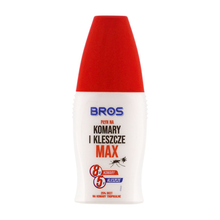 Bros - Płyn na komary i kleszcze Max 50 ml