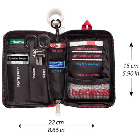 Apteczka z wyposażeniem - SURVIVAL Compact First Aid KIT