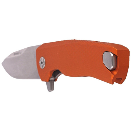 Nóż składany LionSteel ROK Aluminium Orange, Satin Blade (ROK A OS)