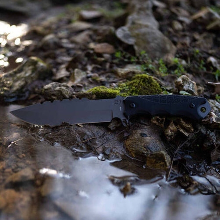 Schrade - Nóż taktyczny Extreme Survival - AUS-10 - Czarny/Grafitowy - 1182512