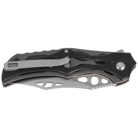 Nóż składany Civivi Biophase Black Aluminium / Black G10, Satin Nitro-V (C23083C-3)