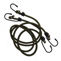 Fosco Industries - Linki elastyczne Bungees - Zielony - 2szt.
