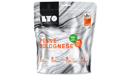 Lyo Food Expedition - Racja żywnościowa liofilizowana - Makaron Penne w sosie Bolońskim 370g