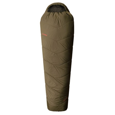 Alpinus - Śpiwór Survival 1300 dla praworęcznych - oliwkowy