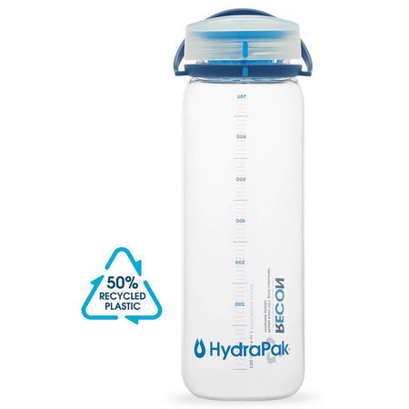 Butelka Hydrapak Recon - 1L - clear/navy/cyan