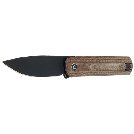Nóż Civivi Foldis Brown Linen Micarta, Black Stonewashed Nitro-V by Ostap Hel (C21044-2)