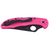 Nóż składany Spyderco Delica 4 FRN Pink, Black Blade Plain (C11FPPNS30VBK)