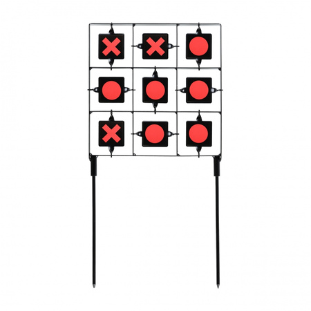 RazorGun - Cel wiatrówkowy RGun kółko-krzyżyk stalowy