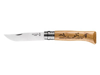 Nóż Opinel 8 Inox Animalia - Zające