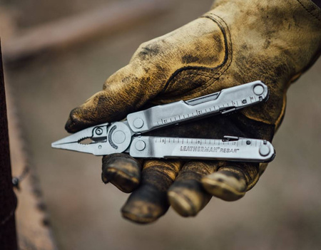 Multitool Leatherman Rebar Srebrny (831557) - 17 narzędzi