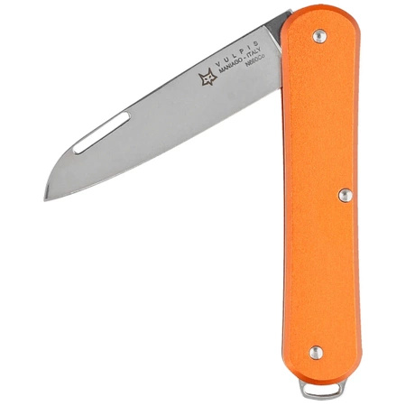 Scyzoryk Fox Vulpis Orange Aluminium, Polished N690 (FX-VP130 OR)