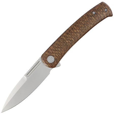 Nóż Civivi Cetos Brown Micarta Coarse / Stainless, Silver Bead Blasted 14C28N (C21025B-1)