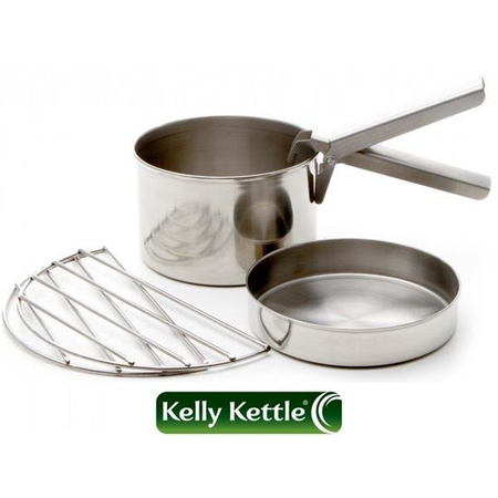 Zestaw do gotowania Kelly Kettle Cookset LARGE - Stalowy