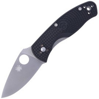 Nóż składany Spyderco Persistence Lightweight, Black FRN, Satin Plain (C136PBK)