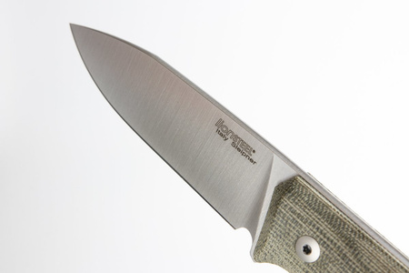 Nóż LionSteel Bushcraft Green Canvas / Satin Blade (B35 CVG)