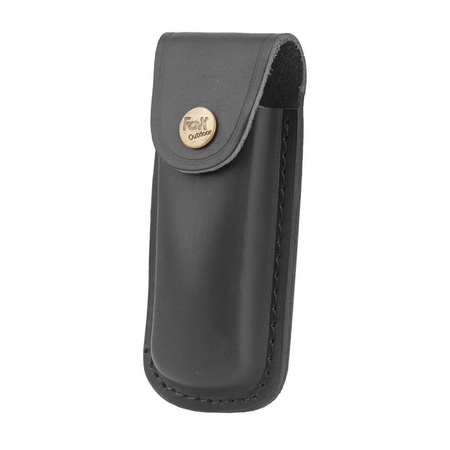 FOX Outdoor - Skórzane etui na nóż składany - Czarny