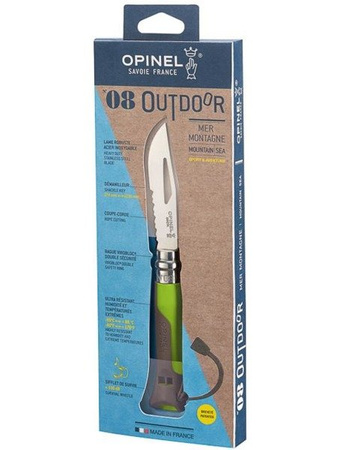 Nóż Opinel Outdoor No.8 - Earth/Green