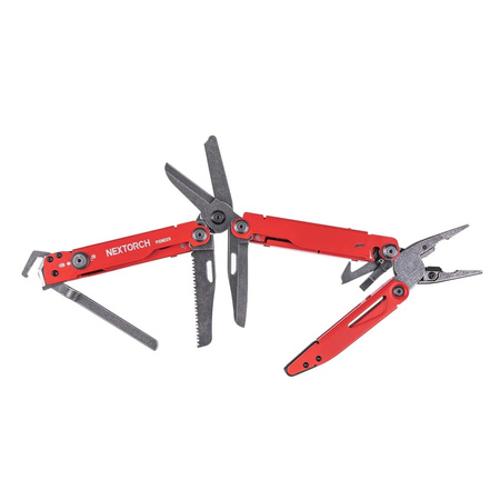 Nextorch - Multitool Pioneer MT20 14 funkcji - czerwony