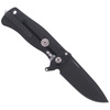 Nóż składany LionSteel SR Flipper Aluminum Black / Black Blade (SR22A BB)